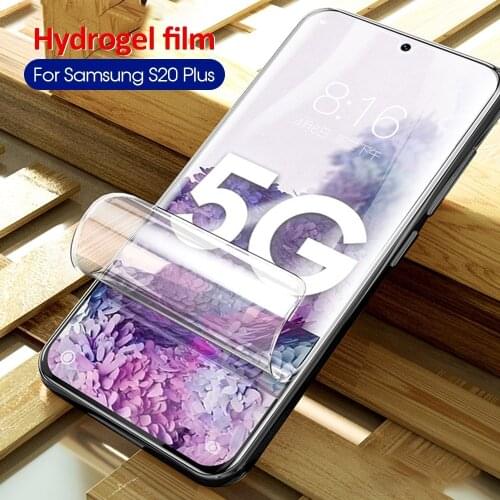 Hydrogel Film For Samsung Galaxy S20 FE S21 S20 Ultra Plus Full Cover Screen Protector For Samsung S21 Ultra S10 S10E S9 S8 Lite