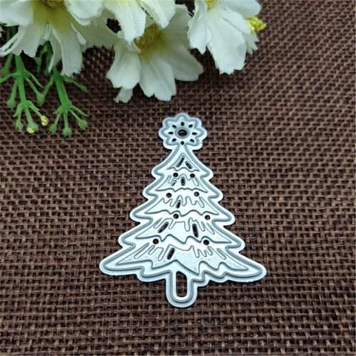 Christmas tree Frame Metal Cutting Dies For DIY Scrapbooking Album Embossing Paper Cards Decorative Crafts