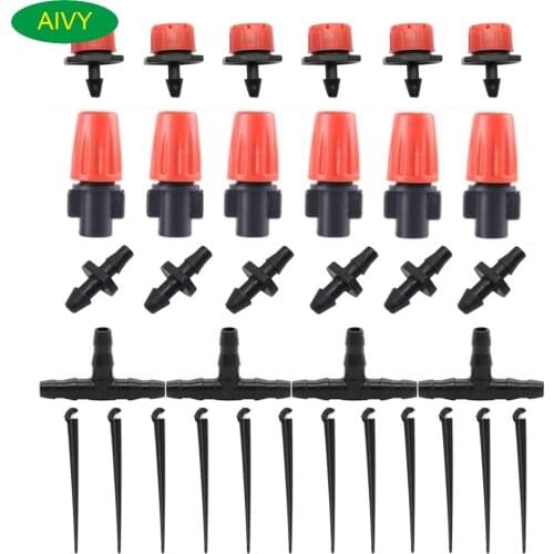 4/7mm Gargen Hose Connector,Adjustable Drippers, Stem,Various Kits for Irrigation System Connector for Water Dispenser Desktop