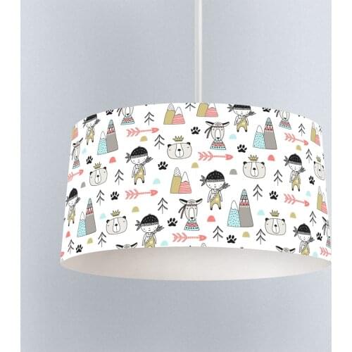 Lamp For Kids Bedrooms Light Chandelier for Living Room Childrens Room Wild Western Child Model 054