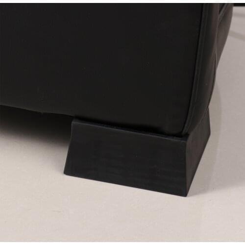Rubber Anti Slip Feet Pad Heighten Bed Sofa Mat Anti Vibration Refrigerator Stand Floor Protector Furniture Support Leg Hardware