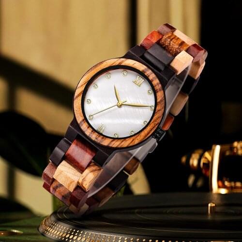 Luxury Designer Top Brand Watches For Women 2021 Trend Fashion Wooden Watches For Women Wristwatches Relojes Para Mujer