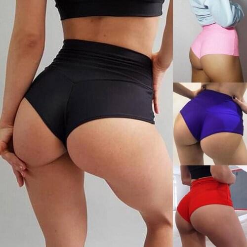 2021 Summer Workout Fitness Shorts Seamless Biker Shorts Women High Waist Female Clothing Push Up Short Elasticity Breathable