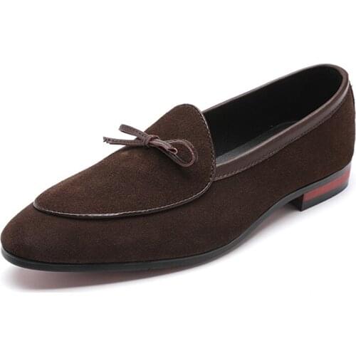 SKNG Men's Suede Shoes