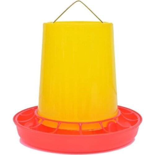 Chicken Poultry V-shaped Entrance Feed Bucket Outdoor Practical Bird Feeder T3LE