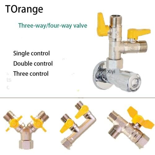 Water Diverting Valve Tee, One In, Two Out, Car Wash Water Pipe Washer