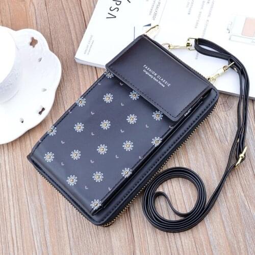 Flowers Lady Phone Wallet Pocket Mini Women Messenger Bags Brand Designer Small Crossbody Bags For Women Shoulder Sacs Flap Bag
