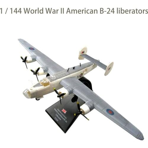 1 / 144 World War II American B-24 liberators heavy bomber Alloy aircraft model