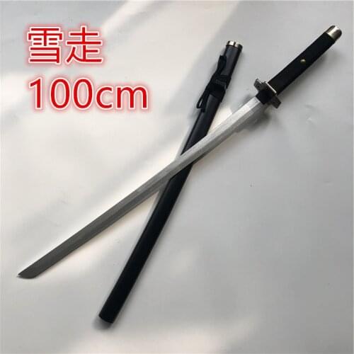 100cm Cosplay Sword Weapon Roronoa Zoro Anime Armed Katana Espada Wood Ninja Knife Samurai Sword Prop Toys For Teens