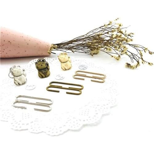 20 Sets Lucky Cat C Shape Magnet Purse Frames Clasps Lock Silver/Bronze/Gold Tone Women Bag Luggage Hardware Accessories 5cm