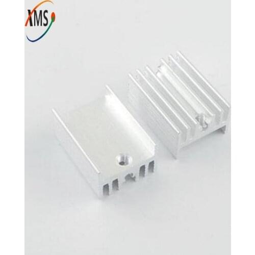 10pcs 21*15*10mm Heatsink Cooling Fin Radiator Cooler Aluminum Heat Sink for TO3 TO-3 Transistor 21X15X10mm