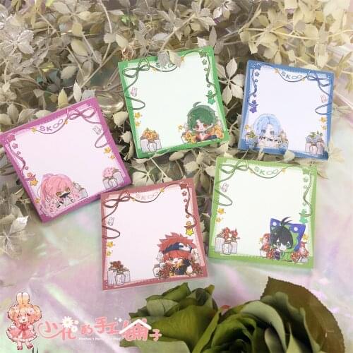 Anime SK8 the Infinity SK EIGHT Reki Hasegawa Ranga MIYA Cosplay Student Notebook Sticky Notes Message Stationery Label Memo Pad