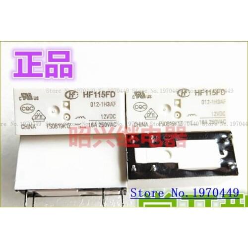 HF115FD 012-1H3AF 6 12VDC 16A 1H3A