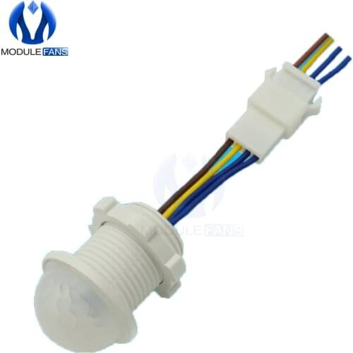 AC 220V Infrared PIR Probe LED Body Motion Sensor Infrared Induction Switch Automatic LED Light Lamp Control Controller Switch