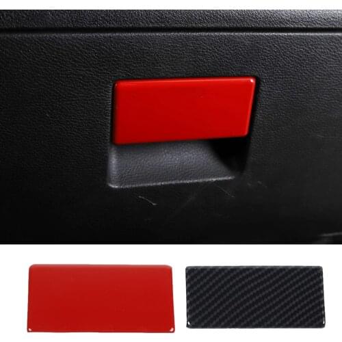 ABS Interior Co-pilot Storage Box Handle Cover Decorative Trim Fit for Dodge Ram 1500 2010-2017 Car Accessories