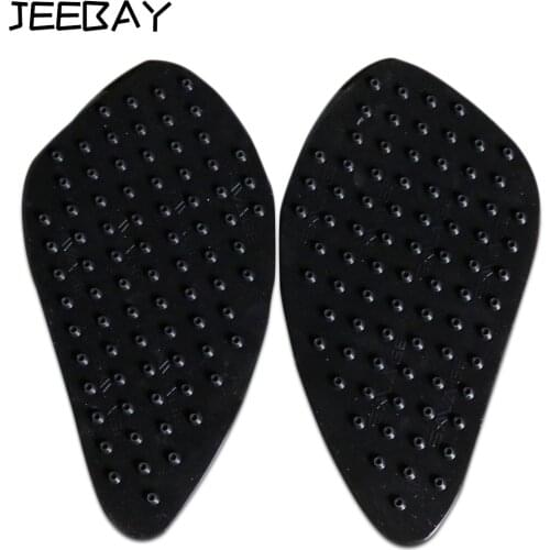 JEEBAY For YZF R6 06-16 R3 R25 14-17 Motorcycle sticker Tank Pad Traction Non-skid Silica Gel Side Gas Knee Grip Protector Decal