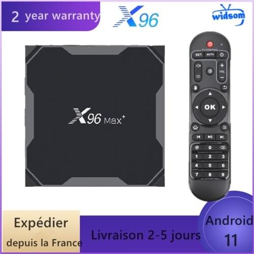 New X96Max Plus Android 9.0 Tv Box 2+16G 4+32G 64G Amlogic S905X3 Quad Core 8K HD Set Top Box Smart Ip Tv Media Player FR Ship