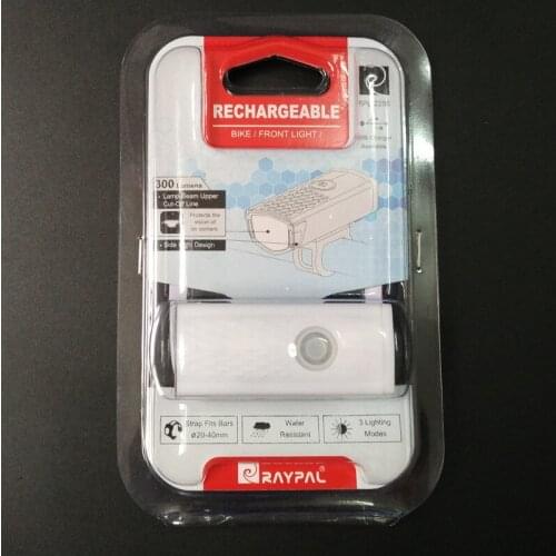 MTB Front Light 300LM USB Rechargeable High Power Head Flashlight for Bicycle Waterproof Warning LED Lamp Cycling Light LT0007