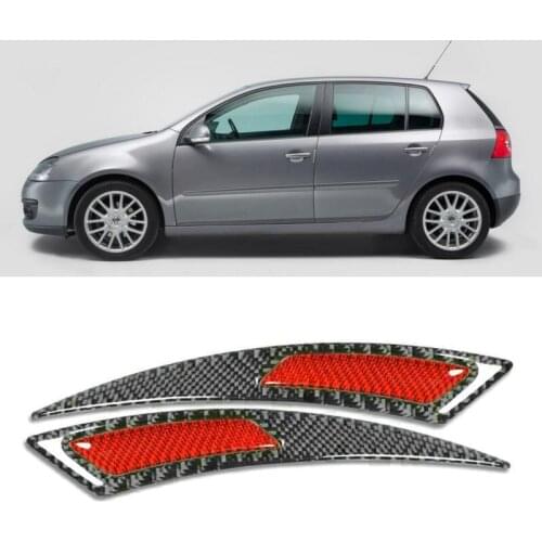 Carbon Fiber Wheel Eyebrow Sticker For VW polo passat b5 b6 golf 4 touran T1 T2 t5 T6 T7 tiguan golf 5 AMAROK BEETLE BORA CADDY