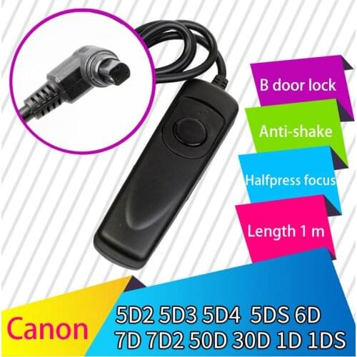 BIZOE 80N3 Camera Remote Shutter Release photography accessories Canon R5 5D4 3 2 5DSR 6D 6D2 7D