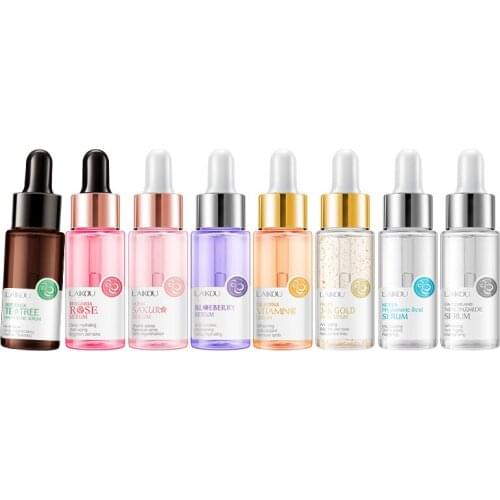 Strong Hyaluronic Acid 5 Color Blossom Vitamin C Snail Serum Anti Wrinkle Face Care Facial Skin Care Cream Moisturiser Essence