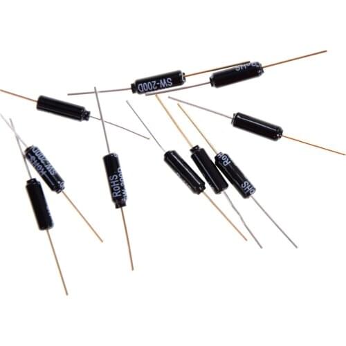 10pcs/lot Highly sensitive SW-200D ball switch angle Tilt switch Vibration Sensor Metal Ball Tilt Shaking Switch