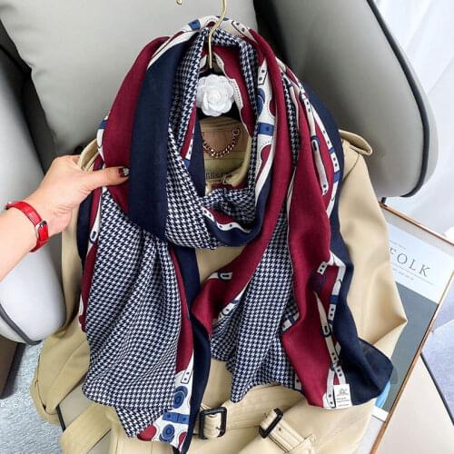 2020 Brand Autumn winter women beach quality shawl cotton scarf lady fashion scarves bandana pashmina wrap hijab muffler