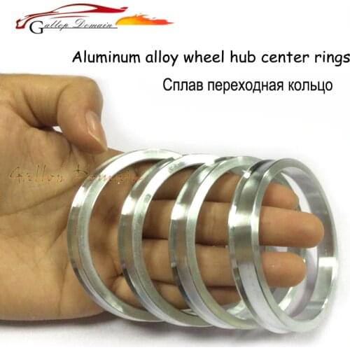 4pieces/lots 73.1-64.1 Hub Centric Rings OD=73.1mm ID= 64.1mm Aluminium Wheel hub rings Free Shipping Car-Styling