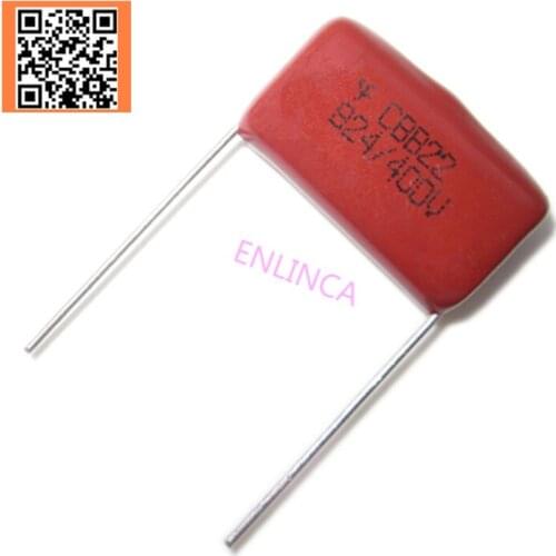 5pcs CBB 400V 0.82UF 824J 400V 5% PITCH 15MM DIP CBB Polypropylene film capacitor