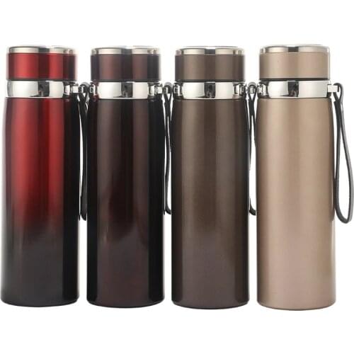 600/800/1000ml 316 Stainless Steel Thermos Cup Fashion Large Capacity Sport Water Bottle Portable Insulated Vacuum Flask