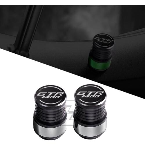 Motorcycle Accessories Wheel Tire Valve Caps Covers Case for Kawasaki GTR1400 GTR 1400 Motorbike