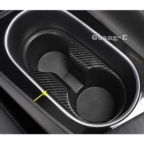 Car Cover Styling Sticker Trim Center Console Cup Gear Armrest Box Holder Frame Panel Hoods For Hyundai Elantra Avante 2021 2022
