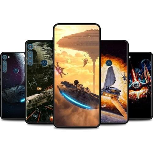 Phone Cover For Motorola G30 G10 G9 G8 Power Play Shell Cool Star Space Ship Wars Moto G Stylus One Fusion Hyper E6s Edge Case