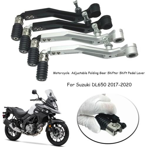 DL650 Adjustable Folding Gear Shifter Shift Pedal Lever For SUZUKI V-Strom DL 650 V-STROM 650/XT 2017 2018 2019 2020 Motorcycle