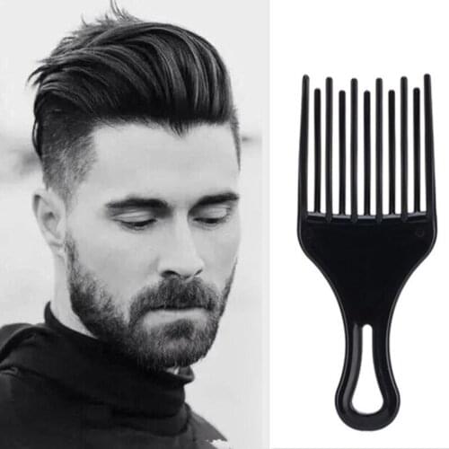 Double-deck Wave Comb Black For Oil Head Haircut Hair Brush Combs For Hair Professional Hairbrush Women Men Hair Styling Tool