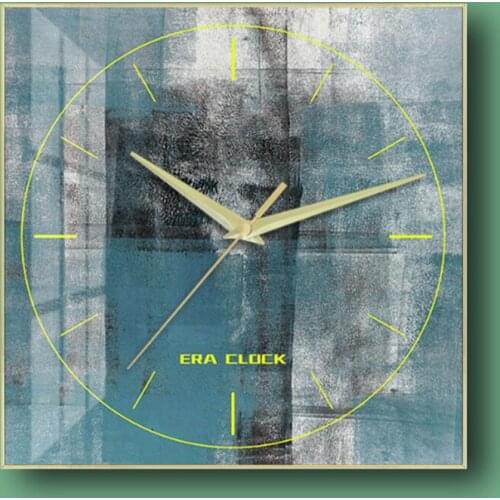 Elegant Frane wall clock Art Wall Clock Luxury Wall Clock cat photo Bedroom Clock Modern Design For Home