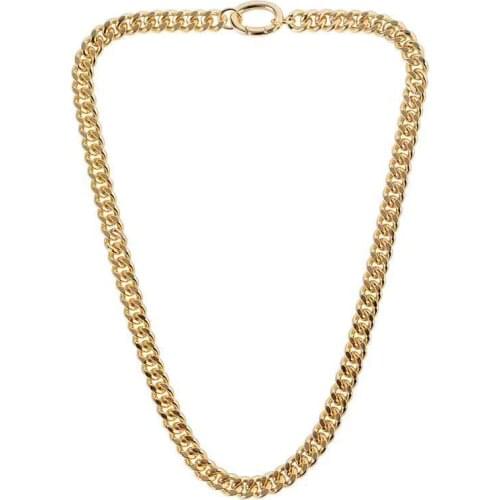 European and American 18k Gold Metal Personality Clavicular Chain