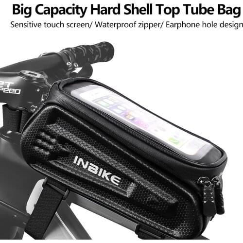 Inbike Bike Bag Touch Screen Bike Top Tube Bag Cycling Waterproof 6.5 Inch Phone Case MTB Pack Bicycle Accessories