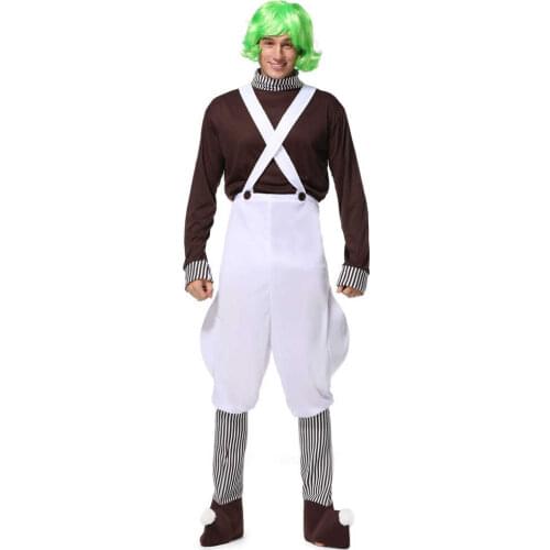 Halloween Adult Stripe Whitewasher Costume Animation Navy Sailor Sling Suit Cosplay