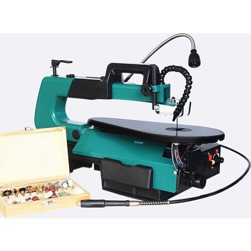 220v 120W Jig Saw DIY Scroll Saw For Wood Cutting Depth 50mm Saws (Free 10Pcs Blades) Speed Adjustable Cutting Machine SSA16LV