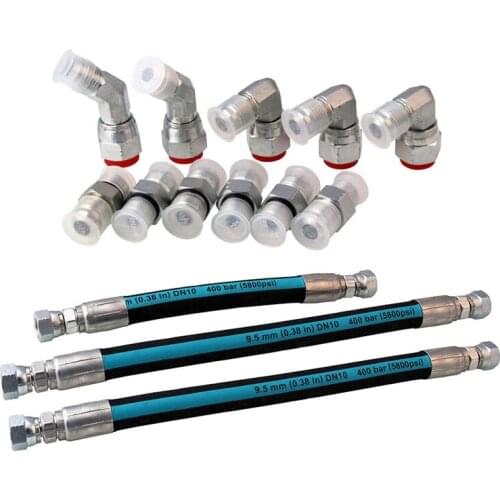 High Pressure Oil Pump HPOP Hoses Lines Kit & Crossover Line Fit for Ford 1999-2003 7.3L Powerstroke