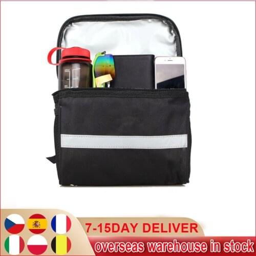 Multifunction Bicycle Front Handlebar Bag Bike Frame Pannier Organizer Pouch MTB Waterproof Phone Bags Portable Shoulder Bag