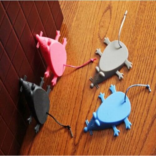 New High Quality Baby Safety Door Stop Lock Silicone Mouse Shape Door Stopper Kids Door Guards Safe Protector Anti-pinch Hand