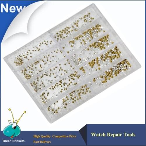 Wholesale 1000pcs/box Middle East Diamond PP5~PP14 10 Assort size Watches Parts Replacement Rhinestone Diamond