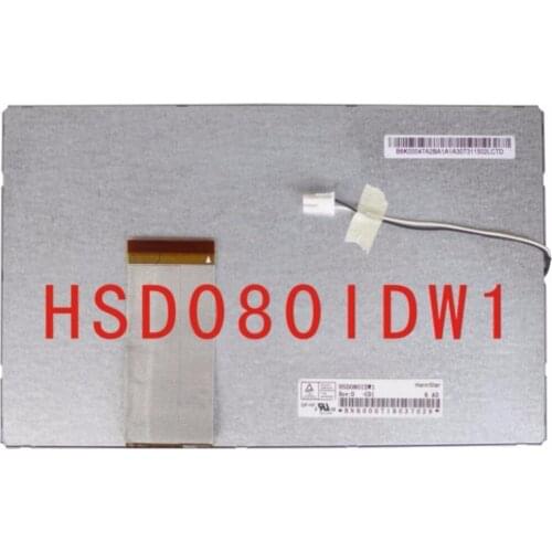 Original 8 lcd screen hsd080idw1 c00 c01 portable dvd car dvd display screen