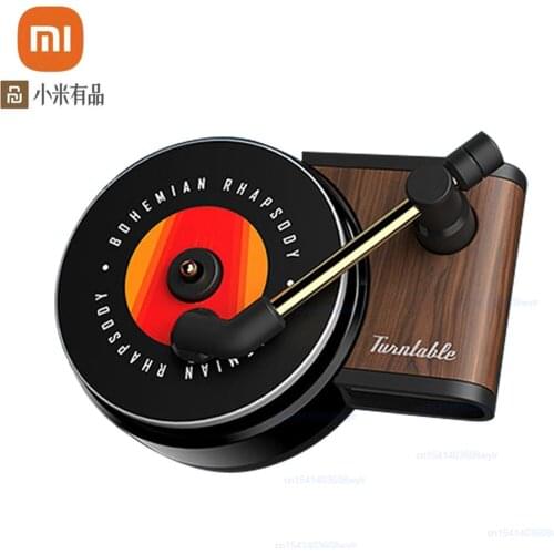 Original xiaomi Sothing TITA Turntable Phonograph Car Fragrance Car Air Freshener with 3pcs Replace Aromatherapy Tablets