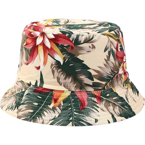 Unisex Bucket Hat Fisherman Hat Fisherman Hat Unisex Men Women Printing Sun Hat Outing Two-sided Bucket Caps Printing Cap