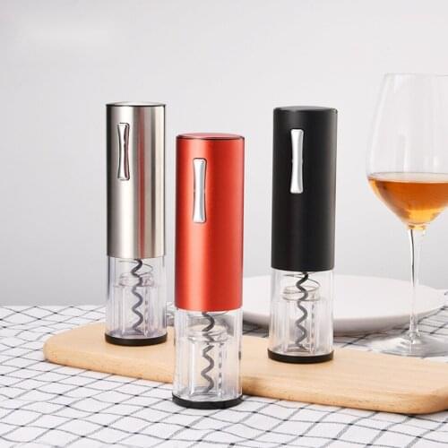 Rechargeable USB Stainless Steel Electric Bottle Corkscrew Wine Opener Foil Cut With LED KLT-5