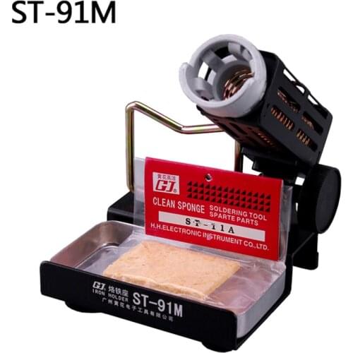 Solder Iron Stand With Clean Sponge High-Quality Electric Iron Bracket ST-91M