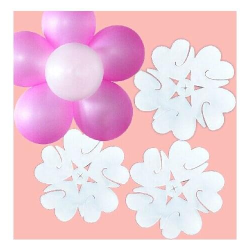 Easy to use balloon flower shaping clip plastic sealing Latex Balloons helium hydrogen for Wedding Party decor Wholesale